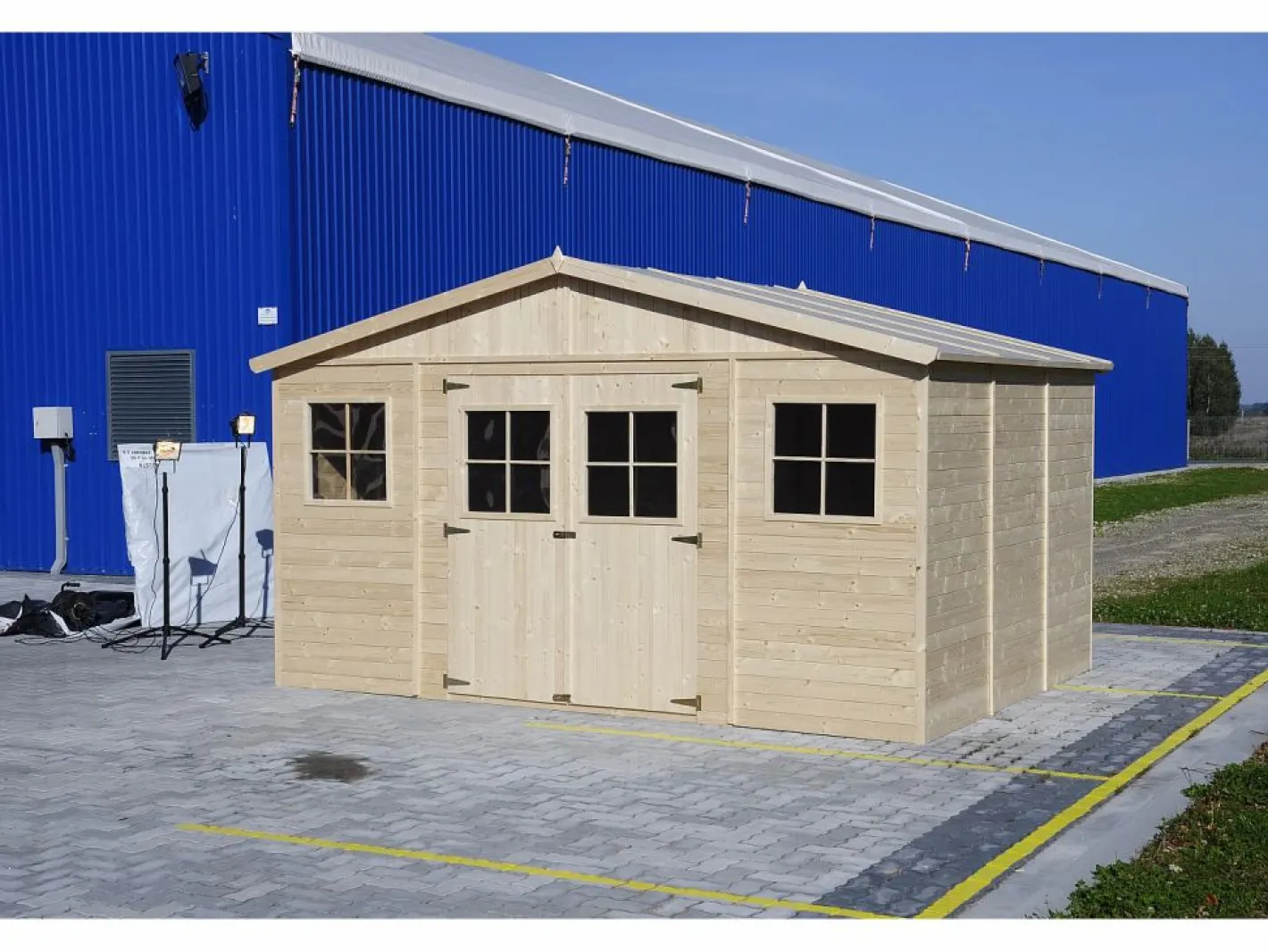 Timbela Caseta De Jardín|Cobertizo de madera para jardín - A246x418x320 cm / 12m² - M331