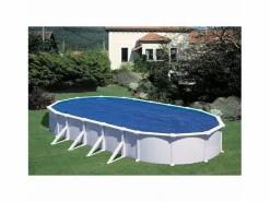 GRE Accesorio Piscina|Cobertor de Verano 805x460 cm para Piscinas Ovaladas de 810x470 cm | Cobertor Flotante Isotérmico