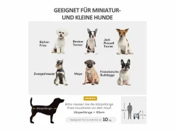 Cochecito para perros 2 en 1, cesta extraíble, poliéster, , con 2 correas de seguridad y plegable (81 x 58 x 97,5 cm)^ Sale