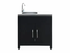 Cocina exterior de acero con 4 módulos^Sweeek New
