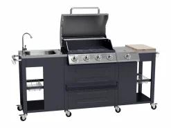 Cocina exterior TEXAS 4+1 quemadores^Happy Garden Best