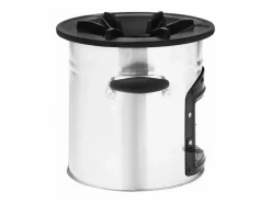 vidaxl Barbacoa|Cocina leña camping acero inoxidable 45,5x33x25,5 cm