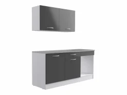 Cocina Modular Block Eko Gris 180 cm Blanco Hot