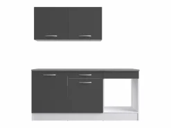 Cocina Modular Block Eko Gris 180 cm Blanco Hot