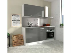 Cocina Modular Block Eko Gris 180 cm Blanco Hot