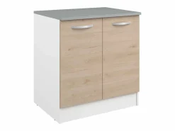 Cocina Modular Eko 5 Muebles Roble Jackson/ 180cm Blanco Sale