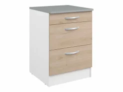 Cocina Modular Eko 5 Muebles Roble Jackson/ 180cm Blanco Sale