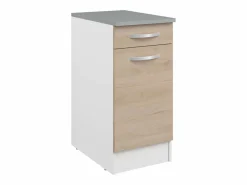 Cocina Modular Eko 5 Muebles Roble Jackson/ 180cm Blanco Sale