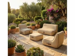 Coco Lounge Conjunto de jardín hinchable Boho color yute^ Outlet