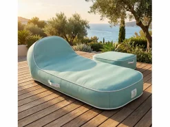 Coco Lounge Tumbona hinchable PALMA ambiente Soge verde agua^ Sale