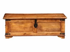Cofre de almacenamiento de madera de mango rugosa^vidaxl Clearance