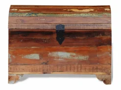 vidaxl Baúl Y Arcón|Accesorios De Almacenaje|Cofre de almacenamiento de madera maciza reciclada