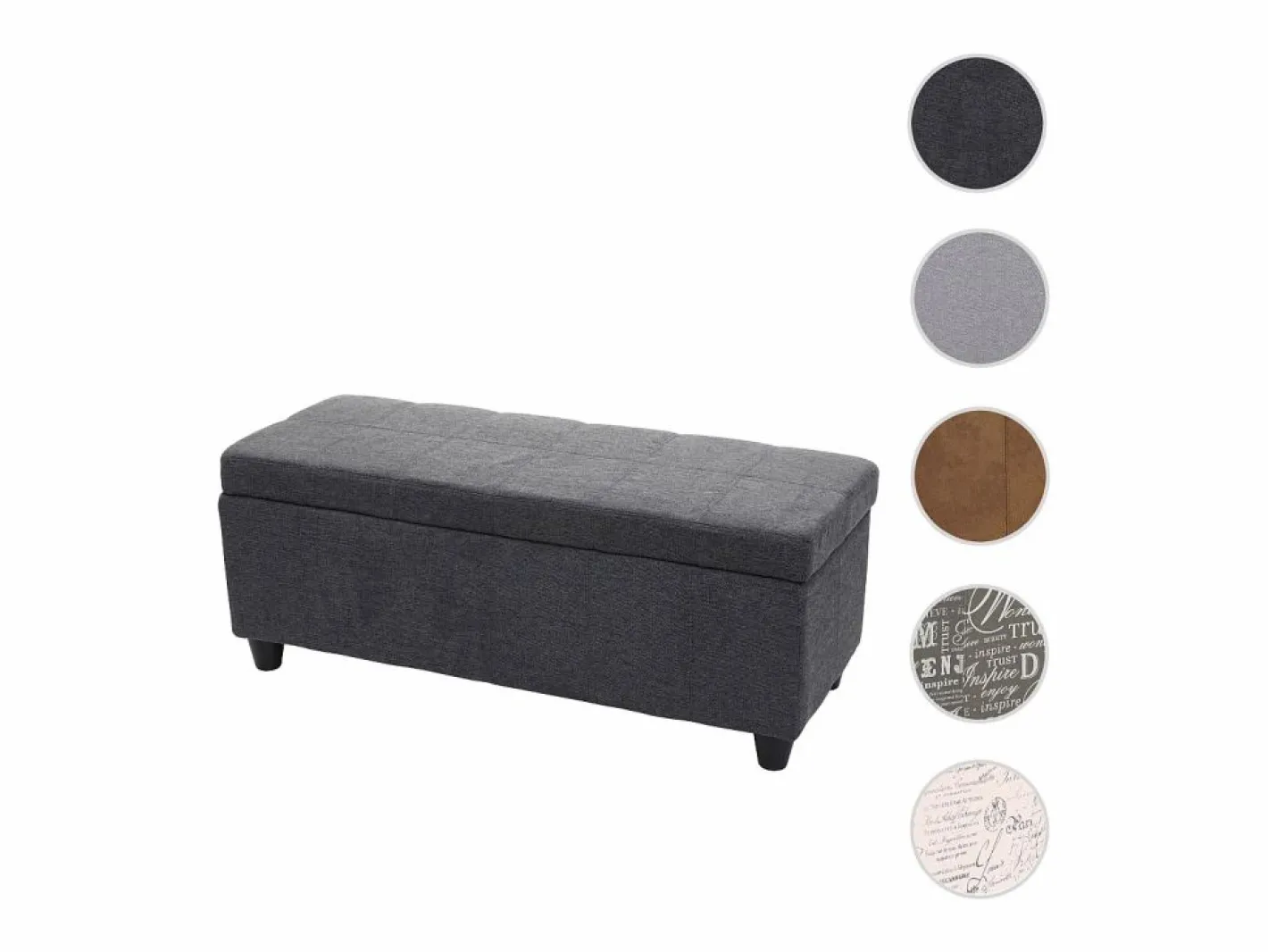 Cofre de almacenamiento Kriens, gris oscuro^MCW New