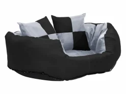 Clicnbuy Cojín para perro reversible y lavable y negro 65x50x20 cm Gris Online