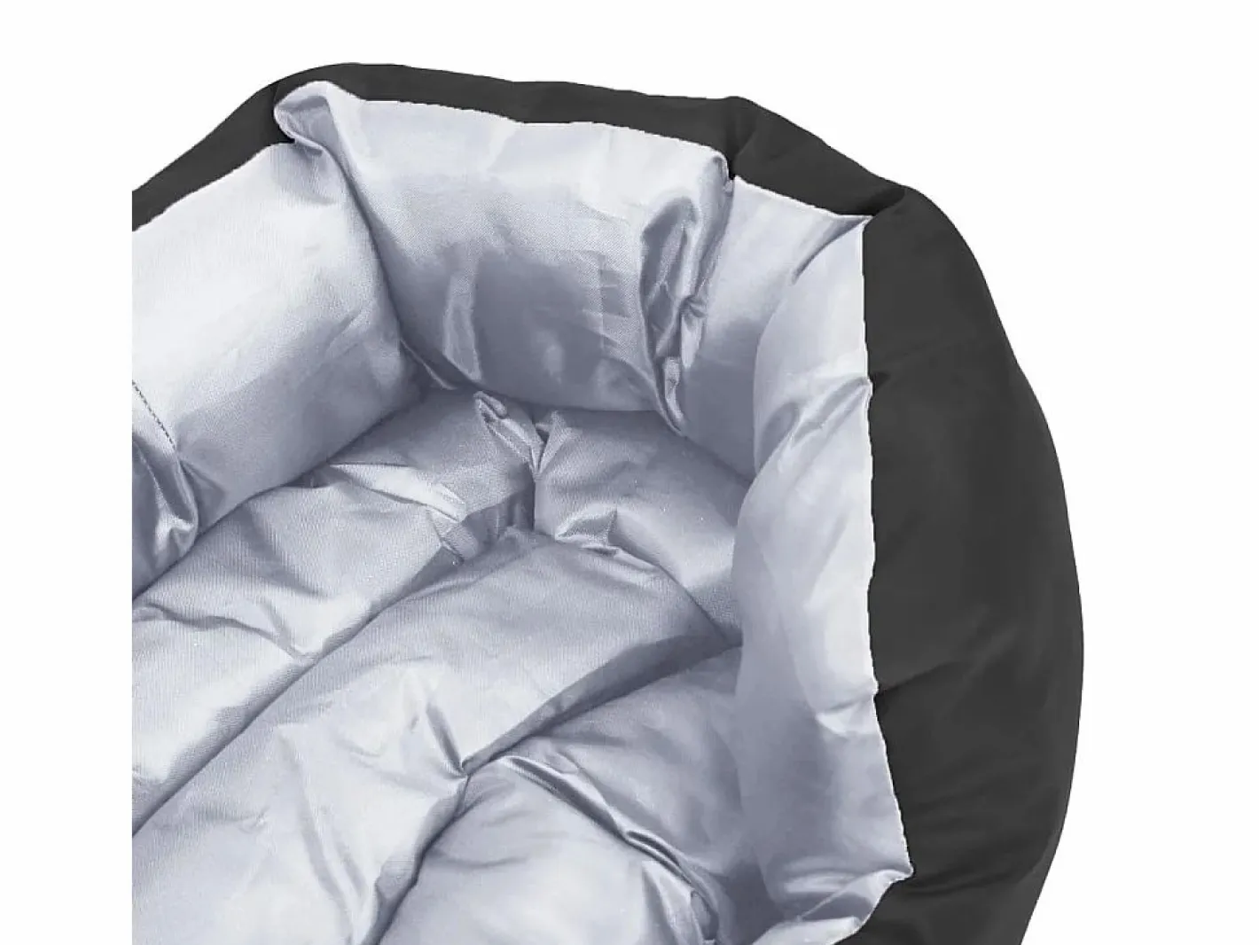 Clicnbuy Cojín para perro reversible y lavable y negro 65x50x20 cm Gris Online