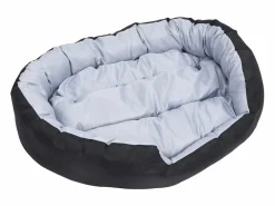 Clicnbuy Cama De Animales De Compañía|Cojín para perro reversible y lavable y negro 110x80x23 cm