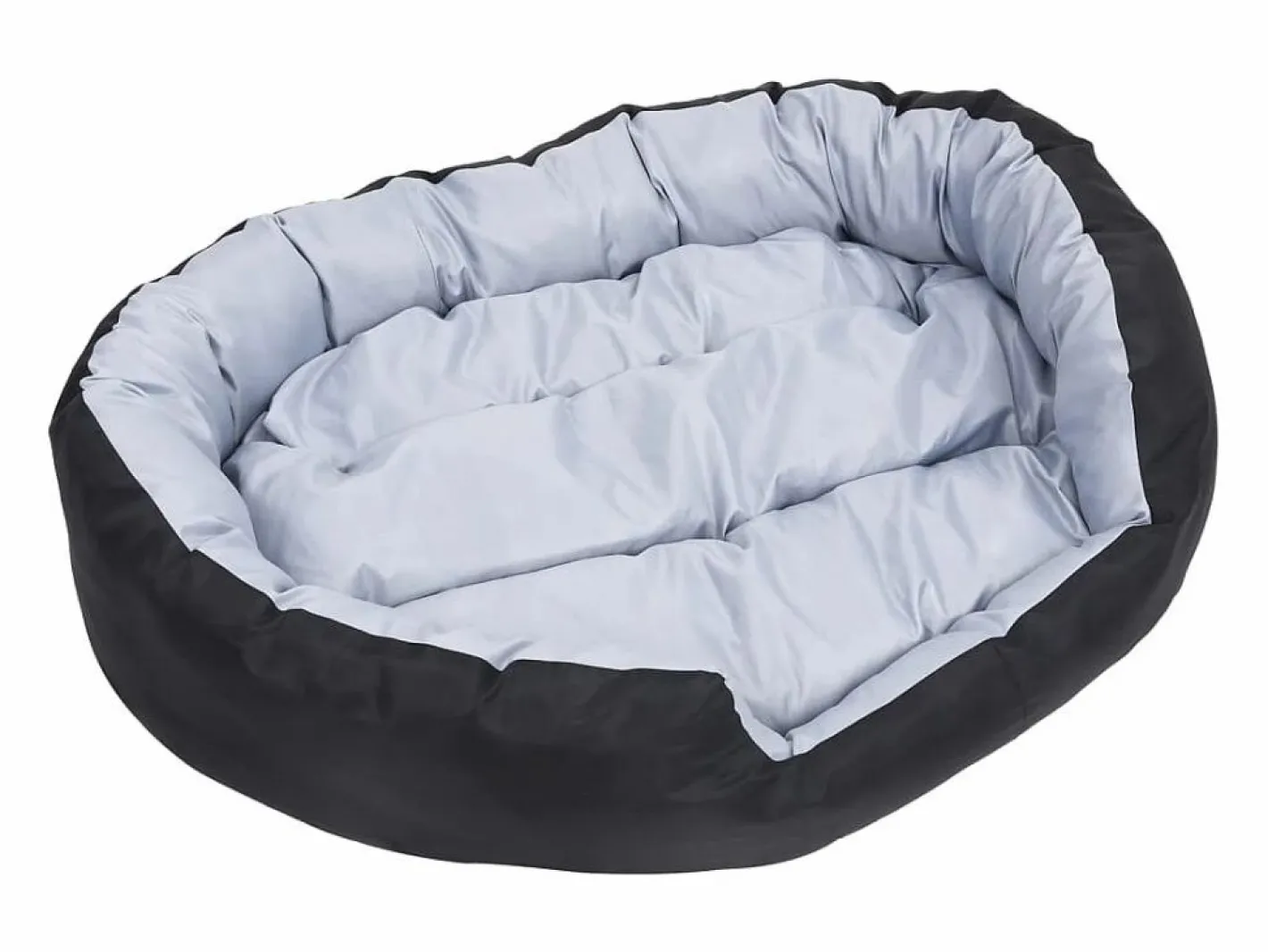 Clicnbuy Cama De Animales De Compañía|Cojín para perro reversible y lavable y negro 110x80x23 cm