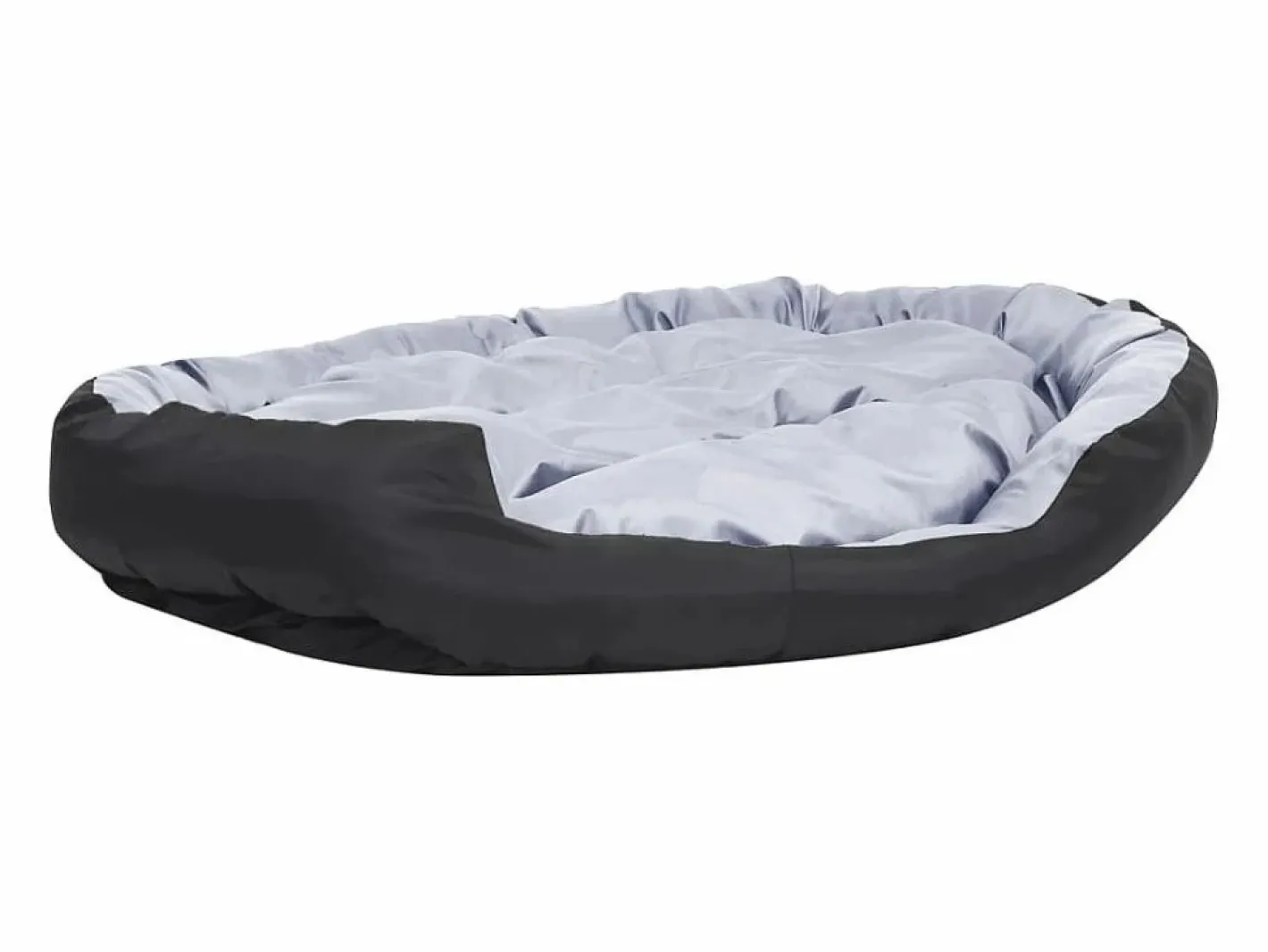 Clicnbuy Cama De Animales De Compañía|Cojín para perro reversible y lavable y negro 150x120x25 cm