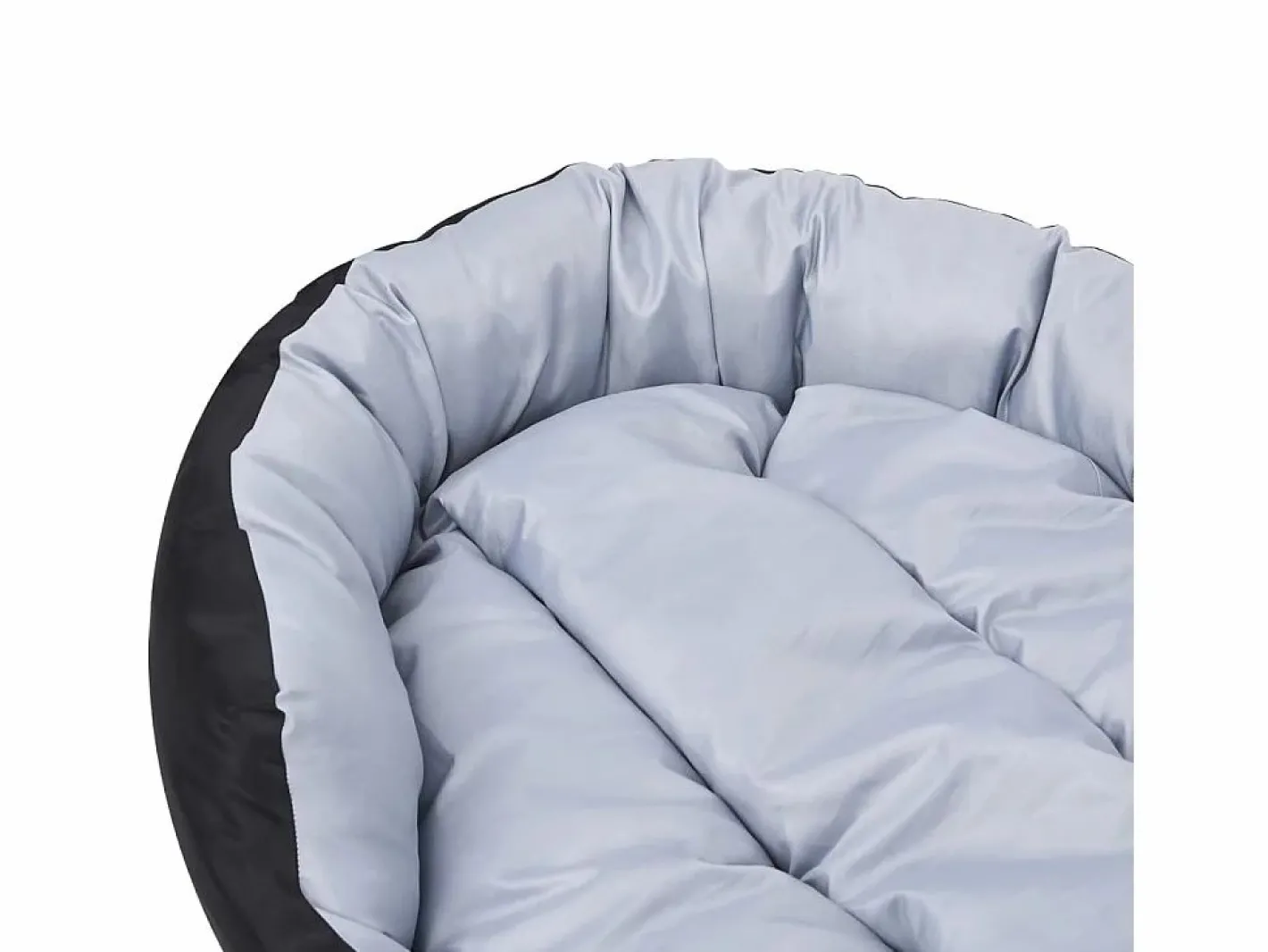 Clicnbuy Cama De Animales De Compañía|Cojín para perro reversible y lavable y negro 150x120x25 cm