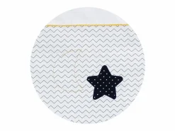 Colcha blanca de algodón para cuna^Sauthon Discount