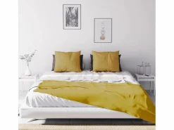 Soleil d'ocre Colcha, Edredón|Colcha 220x240 cm mostaza Adele