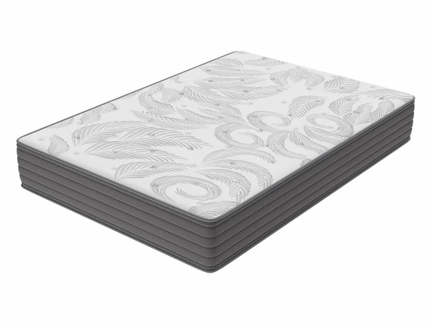 Colchones - 140X190Cm|Colchón 140 x 190 cm con muelles ensacados de 7 zonas, firmeza H3, espuma de confort de 22 cm de grosor, anti-alérgico - HOMAVO