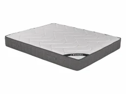 Ysmée Colchón 140 x 200 cm de muelles ensacados y viscoelástico de 23 cm - BABYLONE Blanco Outlet