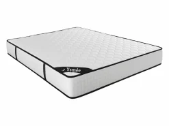 Ysmée Colchón 140 x 190 cm de muelles ensacados 7 zonas y espuma viscoelástica 22cm de grosor - LUREAN de YSMÉE Blanco Clearance