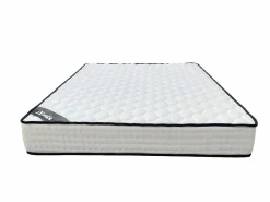 Ysmée Colchón 140 x 190 cm de muelles ensacados 7 zonas y espuma viscoelástica 22cm de grosor - LUREAN de YSMÉE Blanco Clearance