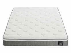 Ysmée Colchón 140 x 190 cm muelles ensacado + memoria viscoelástica, grosor 21cm - VITOGO de YSMÉE Blanco Hot