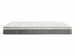 Ysmée Colchón 160 x 200 cm queen size con muelles ensacados + viscoelástico de 21 cm de grosor - VITOGO de YSMÉE Blanco Outlet