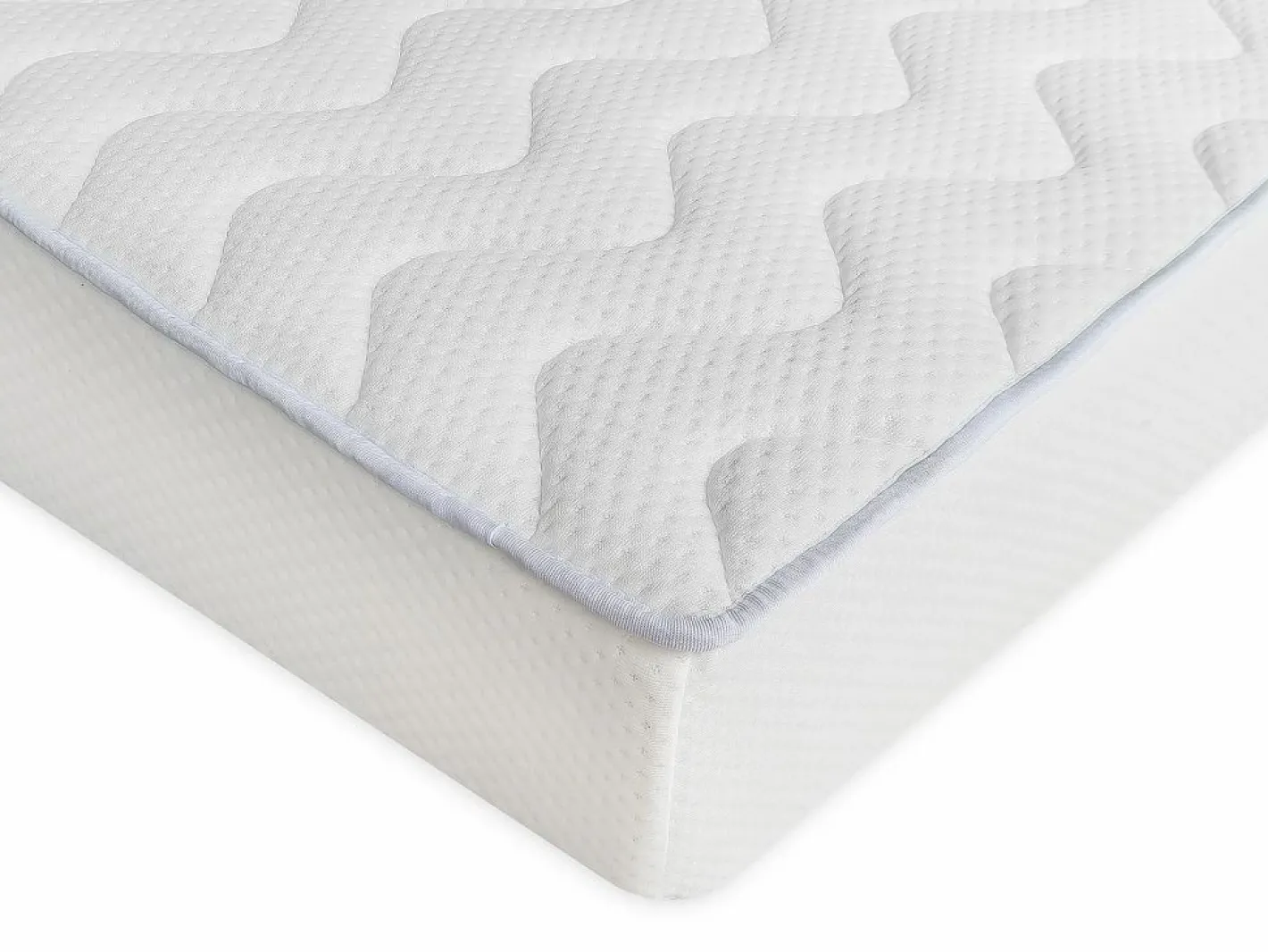 Ysmée Colchón acordeón gran confort 140x190 cm PARTY de Blanco Outlet