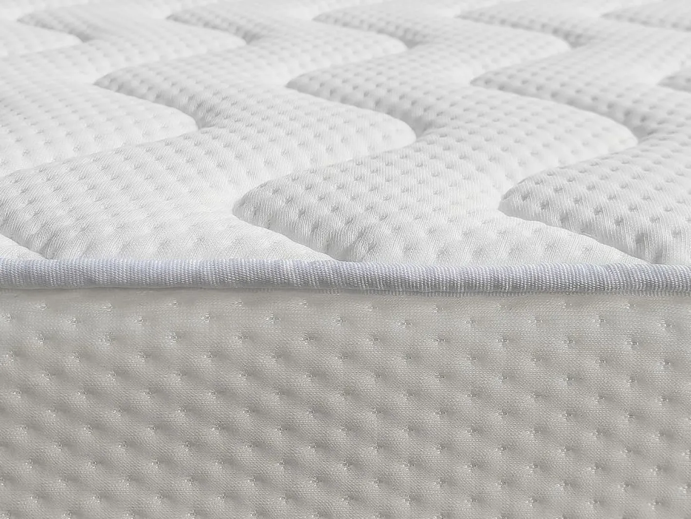 Ysmée Colchón acordeón gran confort 140x190 cm PARTY de Blanco Outlet