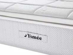 Ysmée Colchón de 160 x 200 cm de nano muelles ensacados memoria forma de 32 cm de grosor - IPOH de YSMÉE Blanco Hot