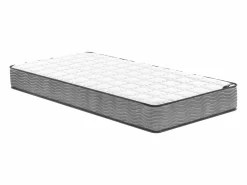 Ysmée Colchón de 90 x 190 cm muelles ensacados y tejido de aloe vera de 19 cm de grosor - KIJAL II de YSMÉE Blanco Clearance