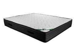 Colchón de espuma de 180 x 200 cm con funda de bambú de 25 cm de espesor - BERENDI de^NATUREA Online