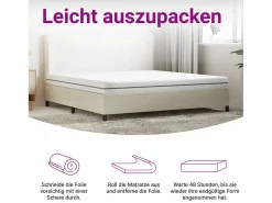 vidaxl Colchón de espuma dureza media suave 180x200 cm Discount