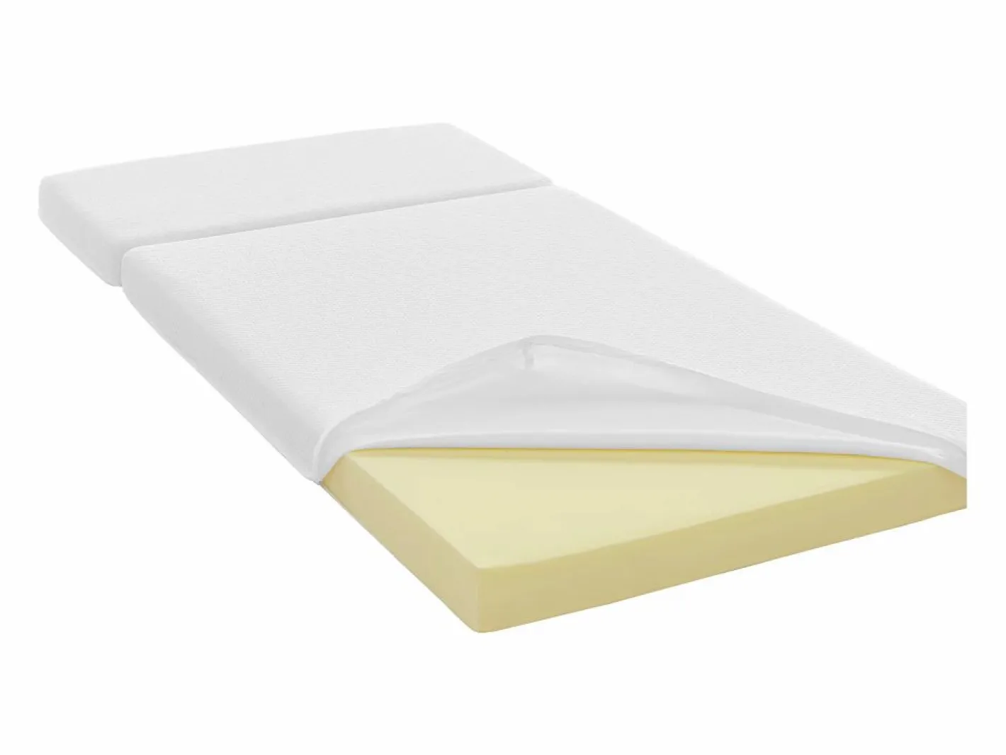 Ysmée Colchón de espuma evolutivo de 10 cm de grosor - 90 x 190 cm AQUILON de Blanco New