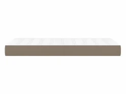 Colchón de muelles ensacados tela gris taupe 90x190x20 cm ES845698^ New