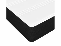 Colchón de muelles ensacados tela negro 180x200x20 cm ES892036 Sale