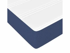 Colchón de muelles ensacados tela azul 90x190x20 cm ES498826 Sale