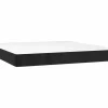 Colchones - 180X200Cm|Colchón de muelles ensacados terciopelo negro 180x200x20 cm ES516084