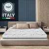 The White Stone Colchón Espuma|Colchón Memoria De Forma|Colchón Doble 150 x 220 Memory Foam | Premium Quality | altura 22 cm | Made in Italy