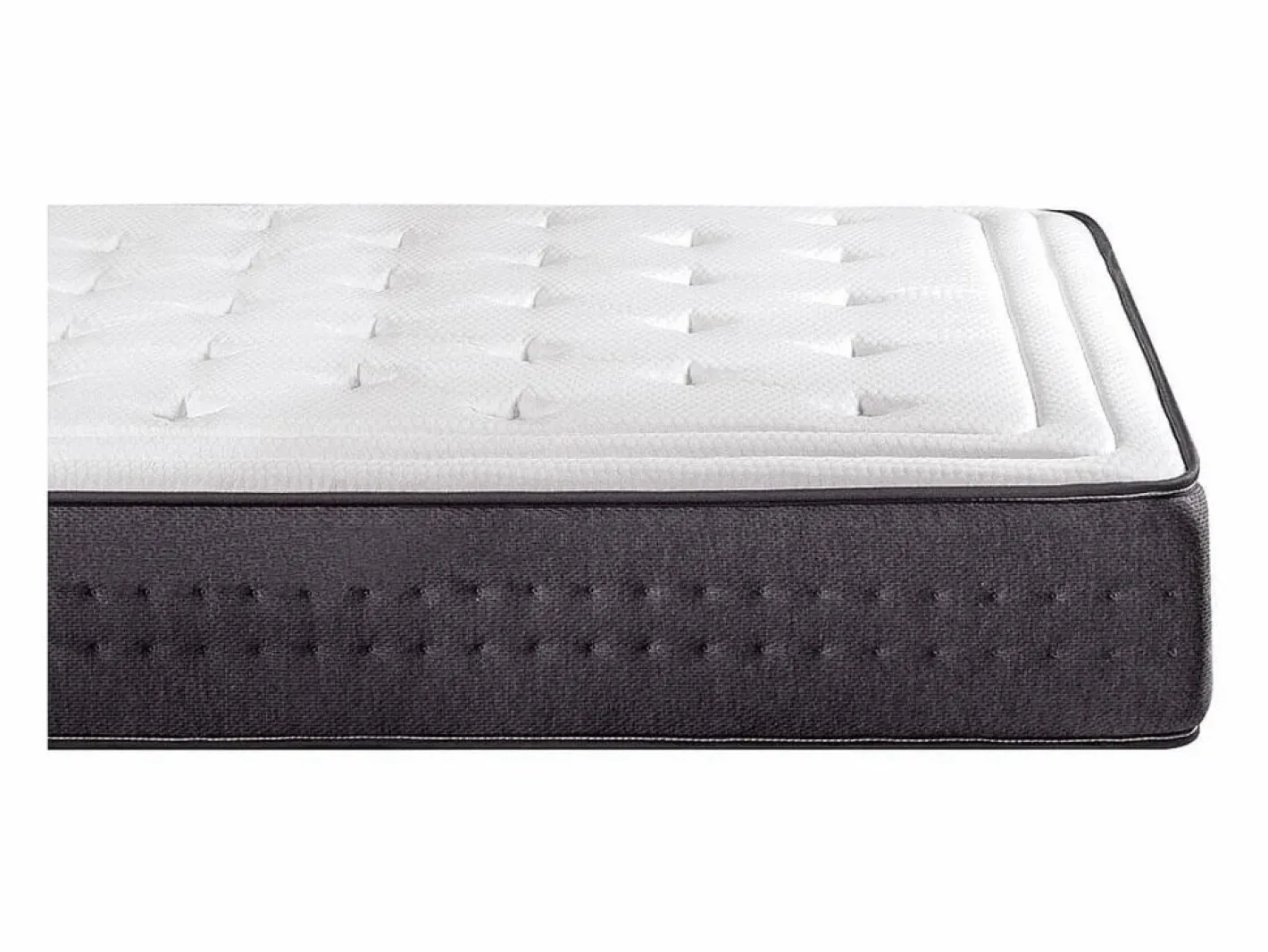 Colchones - 180X200Cm|Colchón Eco Prince núcleo muelle ensacado Maxi Pocket 17 blanco 180x200 cm