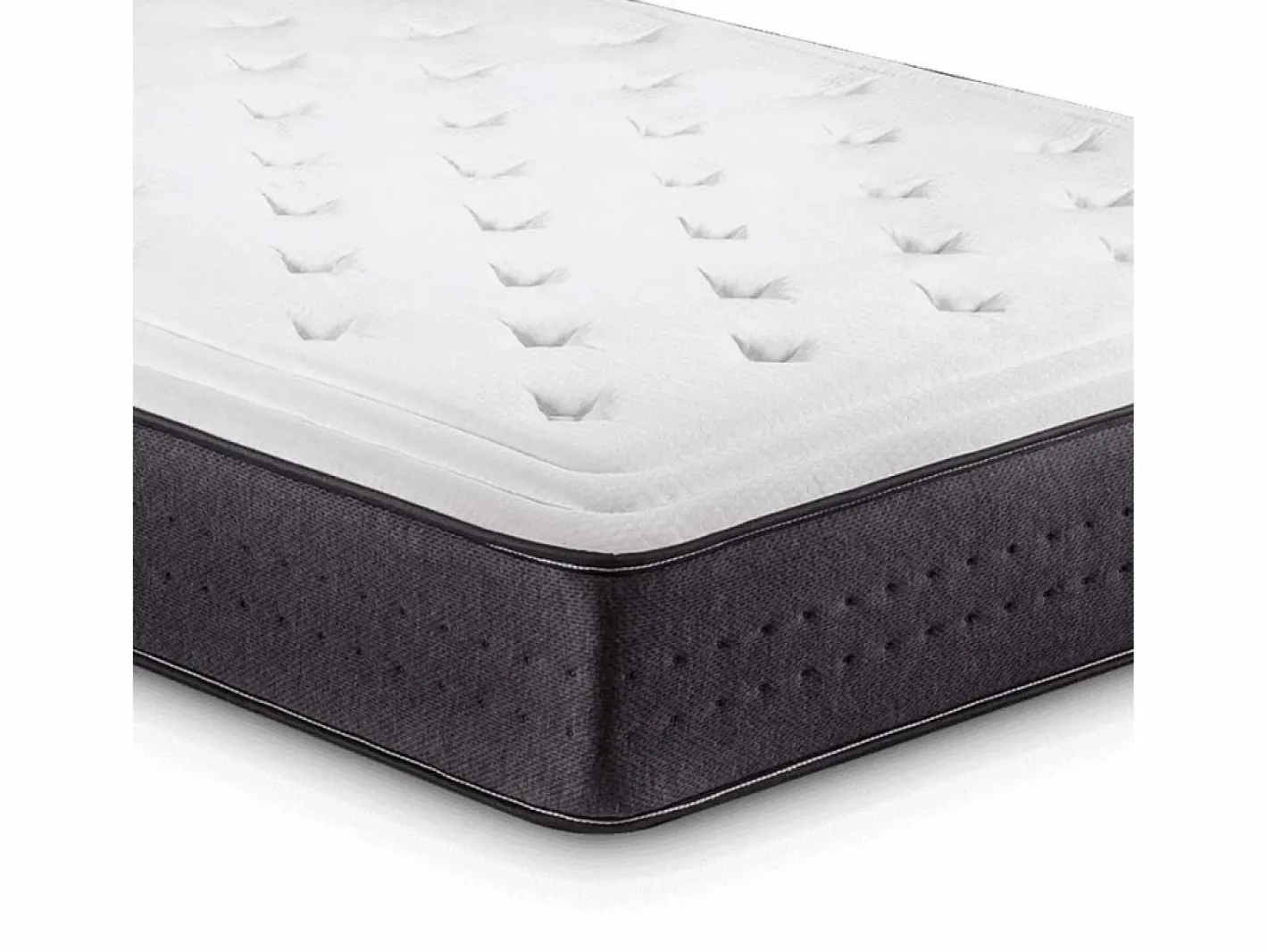 Colchones - 180X200Cm|Colchón Eco Prince núcleo muelle ensacado Maxi Pocket 17 blanco 180x200 cm