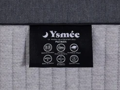 Ysmée Colchón híbrido 140 x 190 cm con muelles ensacados de 5 zonas y sobrecolchón PATNOS de YSMÉE Blanco Discount