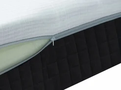 Ysmée Colchón híbrido 140 x 190 cm con Muelles ensacados + Espuma viscoelástica - SLOMAS de Blanco Discount