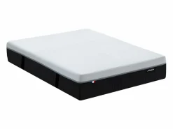 Ysmée Colchón híbrido 160 x 200 cm queen size de muelles ensacados + Espuma viscoelástica - SLOMAS de Blanco Clearance