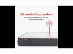 Colchón híbrido con viscoelástica y micromuelles ensacados 90x190^Morfeo Descanso New