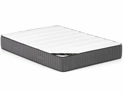 Colchón híbrido de 200 x 200 cm de muelles espuma de alta resiliencia de 26 cm de grosor - AUDACE de^Palacio Discount